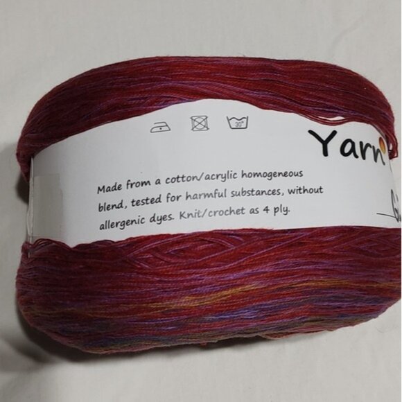 Yarn Mixology Gunther Bobble 1300m Cotton Acrylic Yarn Cake - Picture 4 of 6